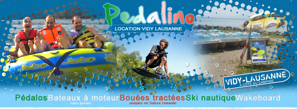 Pedalino - Location de Pédalos à Vidy Lausanne